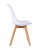 Mesa de Jantar Redonda Sofia 90cm Branca com 4 Cadeiras Siena Branca - Imagem 7