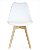 Mesa de Jantar Redonda Sofia 100cm Branca com 4 Cadeiras Siena Branca - Imagem 9