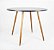 Mesa de Jantar Redonda Sofia 90cm Preta com 4 Cadeiras Siena Nude - Imagem 2