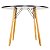 Mesa Redonda Eiffel 100cm - Preto - Imagem 4