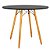 Mesa Redonda Eiffel 90cm - Preto - Imagem 1