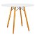 Mesa Redonda Eiffel 90cm - Branco - Imagem 1