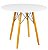 Mesa Redonda Eiffel 90cm - Branco - Imagem 2
