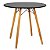 Mesa Redonda Eiffel 80cm - Preto - Imagem 1