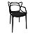 Mesa Quadrada Sofia 70cm Branca com 2 Cadeiras Allegra Preto - Imagem 6