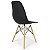Mesa de Jantar Redonda Sofia 90cm Branca com 4 Cadeiras Eames Preta - Imagem 6
