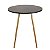 Mesa Redonda Sofia 70cm Preta com 2 Cadeiras Botonê Nude - Imagem 3