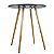 Mesa Redonda Sofia 70cm Preta com 2 Cadeiras Botonê Nude - Imagem 6