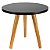 Mesa de Canto Redonda 30x35cm - Preto - Imagem 1