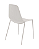 Cadeira Miami - Cor Nude - Base em Metal - Imagem 2