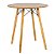 Mesa Redonda Eiffel 70cm - Louro Freijó - Imagem 1