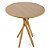 Mesa Redonda Bistrô 70cm - Louro Freijó - Imagem 1