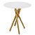 Mesa Redonda Bistrô 70cm - Branco - Imagem 3