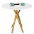 Mesa Redonda Bistrô 80cm - Branco - Imagem 1