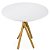 Mesa Redonda Bistrô 80cm - Branco - Imagem 2