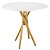 Mesa Redonda Bistrô 80cm - Branco - Imagem 3