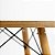 Mesa Redonda Eiffel 90cm - Louro Freijó - Imagem 5