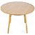 Mesa Redonda Eiffel 100cm - Louro Freijó - Imagem 2