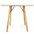 Mesa Redonda Eiffel 100cm - Louro Freijó - Imagem 4