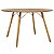 Mesa Redonda Eiffel 120cm - Louro Freijó - Imagem 1