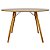 Mesa Redonda Eiffel 120cm - Louro Freijó - Imagem 3