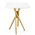 Mesa Quadrada Bistrô 60cm - Branco - Imagem 3