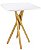 Mesa Quadrada Bistrô 60cm - Branco - Imagem 3