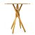 Mesa Quadrada Bistrô 60cm - Louro Freijó - Imagem 4