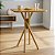 Mesa Quadrada Bistrô 60cm - Louro Freijó - Imagem 1