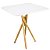 Mesa Quadrada Bistrô 70cm - Branco - Imagem 2