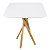 Mesa Quadrada Bistrô 70cm - Branco - Imagem 3