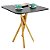 Mesa Quadrada Bistrô 70cm - Preto - Imagem 1
