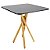 Mesa Quadrada Bistrô 70cm - Preto - Imagem 2