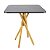 Mesa Quadrada Bistrô 70cm - Preto - Imagem 3