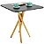 Mesa Quadrada Bistrô 70cm - Preto - Imagem 2