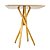 Mesa Quadrada Bistrô 70cm - Louro Freijó - Imagem 4