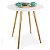 Mesa Redonda Sofia 70cm - Branco - Imagem 1