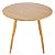 Mesa Redonda Sofia 90cm - Louro Freijó - Imagem 2