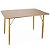 Mesa de Jantar Eiffel 120x80 - Louro Freijó - Imagem 2
