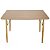 Mesa de Jantar Eiffel 120x80 - Louro Freijó - Imagem 1