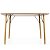 Mesa de Jantar Eiffel 120x80 - Louro Freijó - Imagem 4
