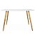Mesa Retangular Sofia 120x80cm - Branco - Imagem 3