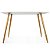 Mesa Retangular Sofia 120x80cm - Branco - Imagem 5