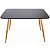 Mesa Retangular Sofia 120x80cm - Preto - Imagem 1