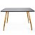 Mesa Retangular Sofia 120x80cm - Preto - Imagem 3