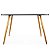 Mesa Retangular Sofia 120x80cm - Preto - Imagem 4