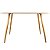 Mesa Retangular Sofia 120x80cm - Louro Freijó - Imagem 3