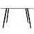 Mesa Retangular Sofia 120x80cm - All Black - Imagem 4
