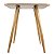 Mesa Quadrada Sofia 70cm - Louro Freijó - Imagem 5