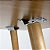 Mesa Quadrada Sofia 70cm - Louro Freijó - Imagem 6